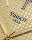 Tissot PRX Powermatic 80 Gold Dial Gold Steel Strap Watch for Men - T137.407.33.021.00