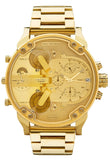 Diesel Mr Daddy 2.0 Chronograph Gold Dial Gold Steel Strap Watch For Men - DZ7399
