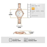 Emporio Armani Cleo Mother of Pearl Dial Two Tone Steel Strap Watch For Women - AR11499
