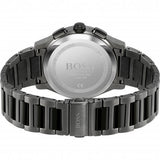 Hugo Boss Peak Chronograph Black Dial Black Steel Strap Watch for Men - 1513814