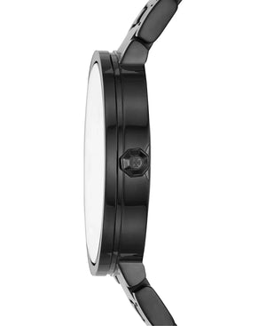 Tory Burch Reva Black Dial Black Steel Strap Watch for Women - TBW4036