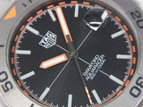 Tag Heuer Aquaracer Calibre 5 Bamford Limited Edition Black Dial Grey Steel Strap Watch for Men - WAY208C.FC6383
