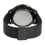Tommy Hilfiger Brad Quartz Blue Dial Black Mesh Bracelet Watch For Men - 1710392