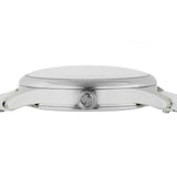 Gucci G-Timeless Mother of Pearl White Dial White Leather Strap Watch For Women - YA126597