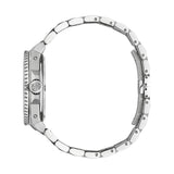 Gucci Dive Automatic 18K Gold Silver Dial Silver Steel Strap Watch for Men - YA136357