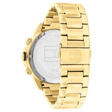 Tommy Hilfiger Lars Chronograph Gold Dial Gold Steel Strap Watch For Men - 1792060