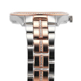 Michael Kors Lauryn Mother of Pearl Dial Two Tone Steel Strap Watch For Women - MK3979