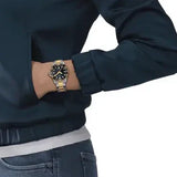 Tissot Seastar 1000 Black Dial Two Tone Steel Strap Watch for Women - T120.210.22.051.00