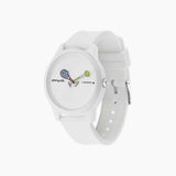 Lacoste Jeremyville White Dial White Silicone Strap Watch for Men - 2011072