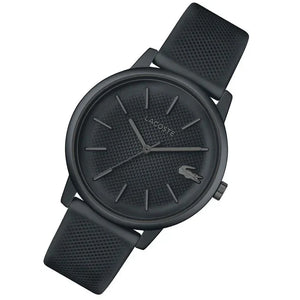 Lacoste 12.12 Move Gray Dial Gray Silicon Strap Watch for Men - 2011242