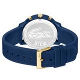 Lacoste 12.12 Blue Dial Blue Silicon Strap Watch for Men - 2011248