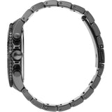 Hugo Boss Talent Chronograph Ceramic Black Dial Black Steel Strap Watch for Men - 1513581
