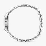 Gucci G Timeless Brown Dial Silver Steel Strap Watch For Women - YA126526