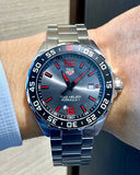 Tag Heuer Formula 1 Quartz 43mm Anthracite Dial Silver Steel Strap Watch for Men - WAZ1018.BA0842
