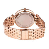 Michael Kors Darci Blue Dial Rose Gold Steel Strap Watch for Women - MK3728