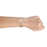 Michael Kors Camille Multifunctional Crystals Rose Gold Dial Rose Gold Steel Strap Watch for Women - MK6961