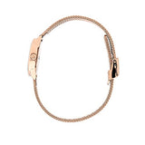 Calvin Klein Minimal White Dial Rose Gold Mesh Bracelet Watch for Women - K3M23626