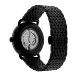 Emporio Armani Automatic Multifunction Black Dial Black Mesh Bracelet Watch For Men - AR60025