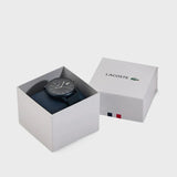 Lacoste 12.12 Move Blue Dial Blue Silicon Strap Watch for Men - 2011241