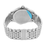 Gucci G Timeless Brown Dial Silver Steel Strap Watch For Women - YA126503