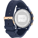Lacoste 12.12 Blue Dial Blue Silicon Strap Watch for Men - 2011013