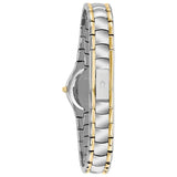 Bulova Classic White Dial Two Tone Steel Strap Watch for Women - 98T84