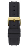 Guess Sport Multifunctional Black Dial Black Rubber Strap Watch for Men - GW0332G2