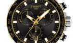 Tissot Supersport Chrono Black Dial Silver Steel Strap Watch For Men - T125.617.21.051.00