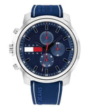 Tommy Hilfiger Wynwood Chronograph Blue Dial Blue Silicon Strap Watch For Men - 1710582