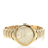 Burberry The Classic Champagne Dial Gold Steel Strap Watch for Women - BU10109