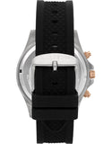 Maserati SFIDA 44mm Black Silicon Chronograph Watch For Men - R8871640002