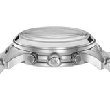 Michael Kors Runway Chronograph Silver Dial Silver Steel Strap Watch For Women - MK7325