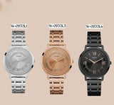Guess Montauk Rose Gold Dial Rose Gold Steel Strap Watch For Women - W0933L3