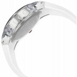 Gucci Sync XXL White Dial White Rubber Strap Watch For Men - YA137102