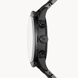 Emporio Armani Mario Chronograph Black Dial Black Steel Strap Watch For Men - AR11242