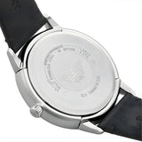 Emporio Armani Ruggero Grey Dial Black Leather Strap Watch for Men  - AR11277