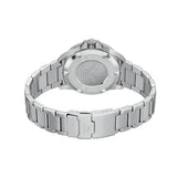 Emporio Armani World Explorer Solar Black Dial Silver Steel Strap Watch for Men - AR11787