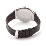 Emporio Armani Luigi Quartz Gray Dial Brown Leather Strap Watch For Men - AR1996