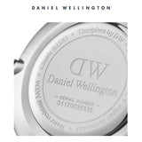 Daniel Wellington Classic Petite Reading White Dial Black Leather Strap Watch For Women - DW00100185