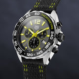 Tag Heuer Formula 1 Chronograph Grey Dial Black Nylon Strap Watch for Men - CAZ101AG.FC8304