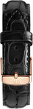 Daniel Wellington Classic Reading Black Dial Black Leather Strap Watch For Men - DW00100129