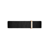 Daniel Wellington Classic Petite Cornwall White Dial Black NATO Strap Watch For Women - DW00100251