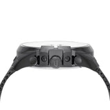 Diesel Mega Chief Chronograph Black Dial Black Mesh Strap Watch For Men - DZ4527