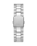 Guess Connoisseur Black Dial Silver Steel Strap Watch for Men - GW0265G1