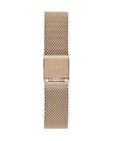 Guess Dream Crystals Rose Gold Dial Rose Gold Mesh Bracelet Watch For Women - GW0550L3