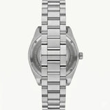 Emporio Armani Federico Black Dial Silver Steel Strap Watch for Men - AR80077