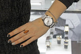 Calvin Klein Steady Silver Dial White Leather Strap Watch for Women - K7Q211L6