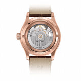 Mido Multifort Automatic Silver Dial Brown Leather Strap Watch For Men - M005.430.36.031.80