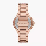 Michael Kors Camille Chronograph Mother of Pearl Dial Rose Gold Steel Strap Watch for Women - MK7272