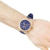Michael Kors Dylan Blue Dial Blue Rubber Strap Watch for Men - MK8295